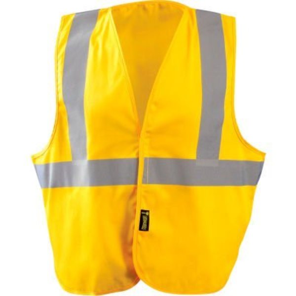 Occunomix Classic Flame Resistant Non-ANSI Vest Hi-Vis Yellow, 2/3XL,  LUX-XSGFR-Y2/3X